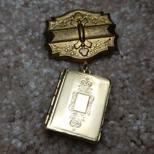 Vintage Book Locket